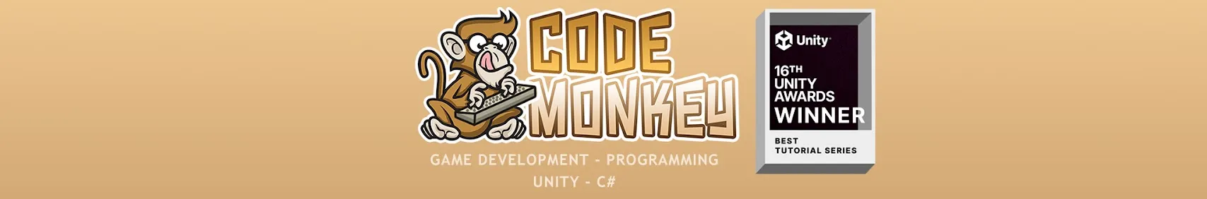 Code Monkey Channel Logo - Unity and C# Tutorials from a Professional Developer