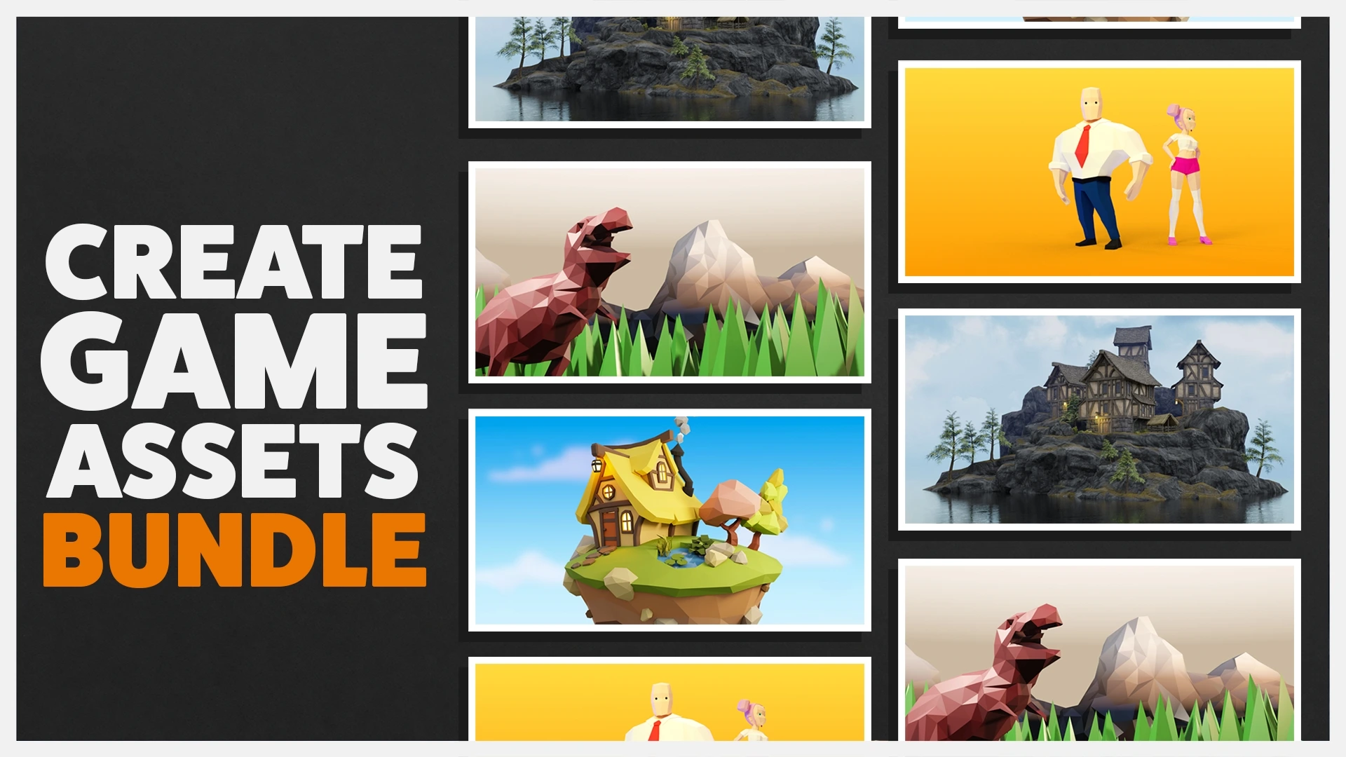 حزمة إنشاء أصول الألعاب في Blender - دورات لتصميم شخصيات وبيئات منمطة
