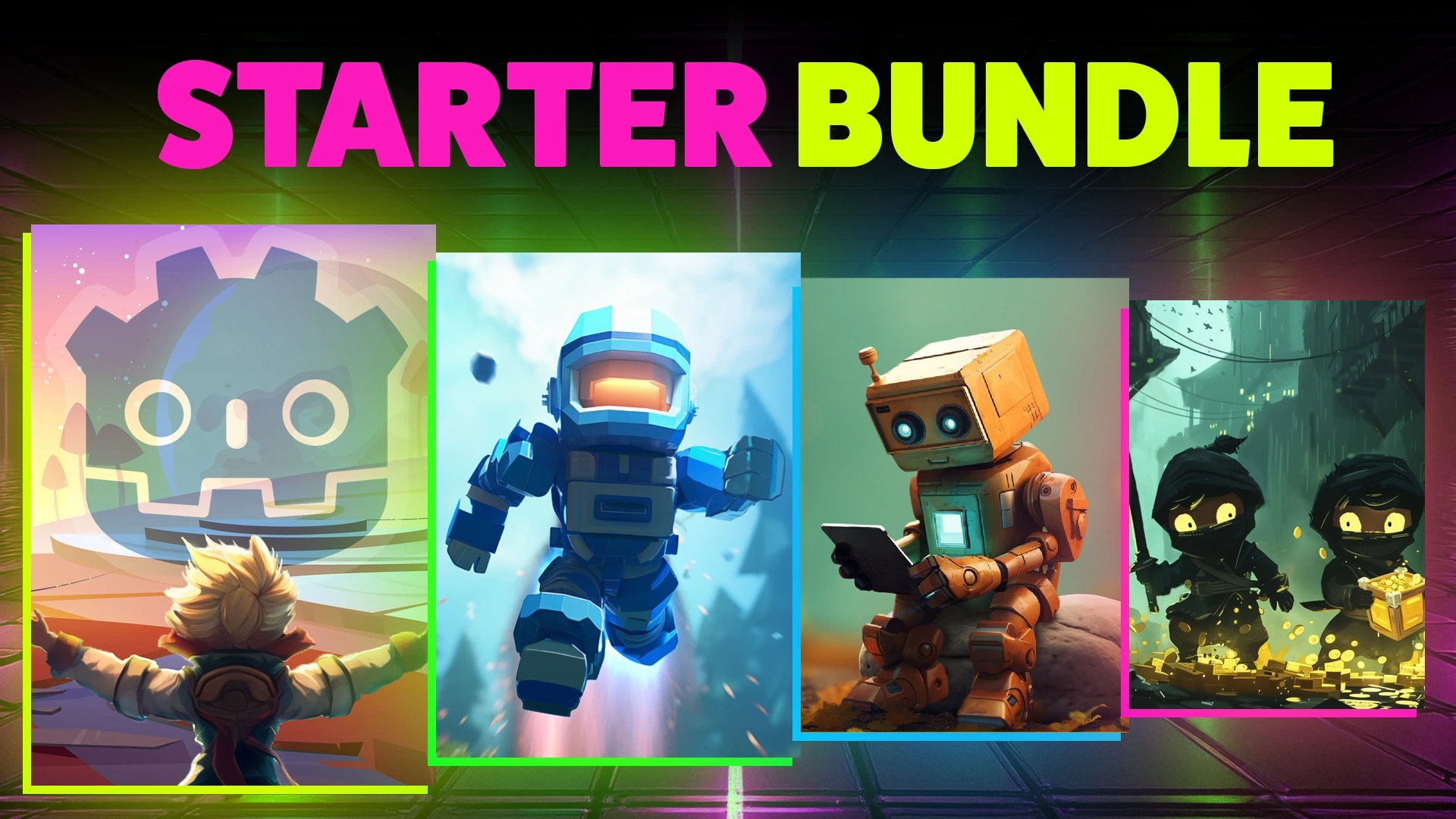 حزمة البدء بتطوير الألعاب في Godot - دورات شاملة لتعلم محرك Godot